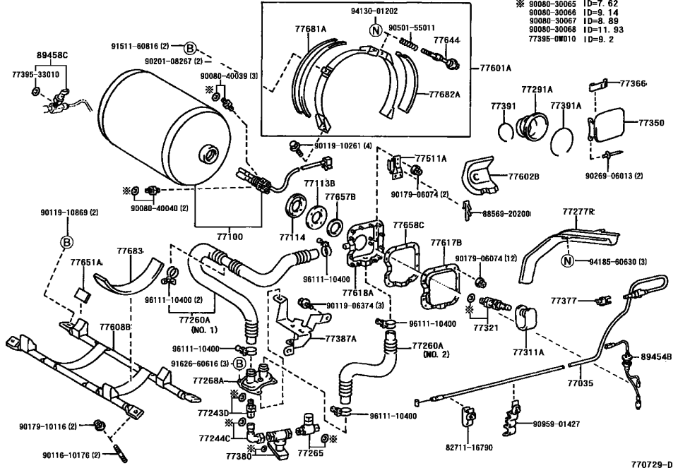 Toyota 77380-0W010 Valve Assy, Fuel Cut Off