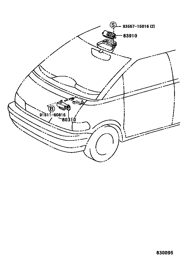 Toyota 80310-28010 Guide Assy, Shift Indicator Control Name