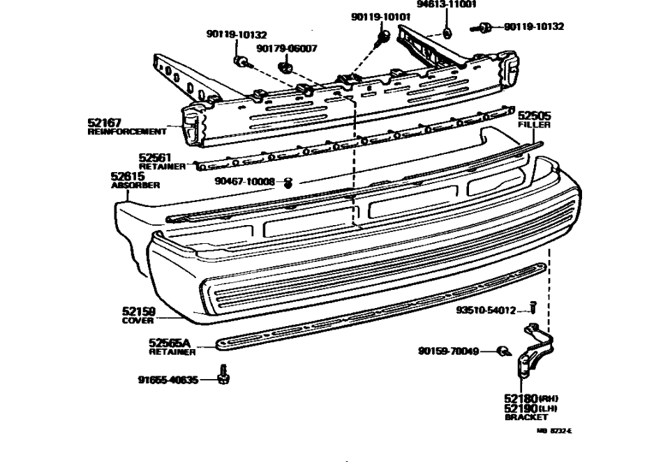 Toyota 93510-54012 Screw, Tapping