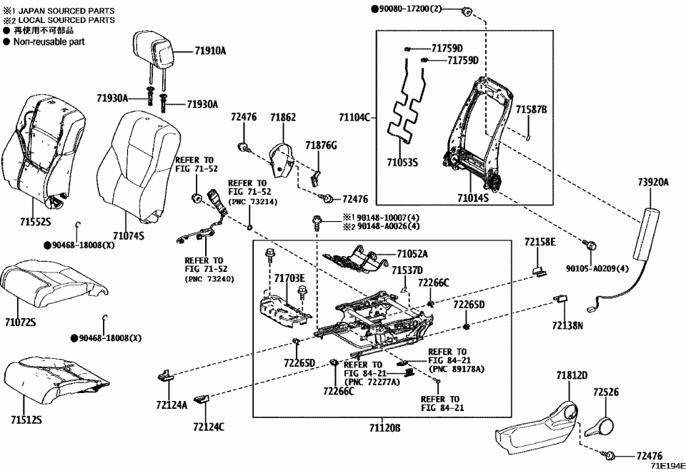 Toyota 71014-0C060 FRAME SUB-ASSY, FR S