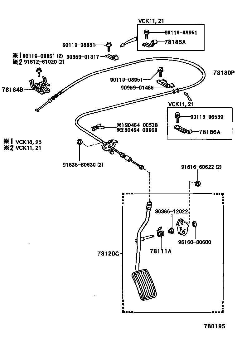 Toyota 90464-00660 Clamp