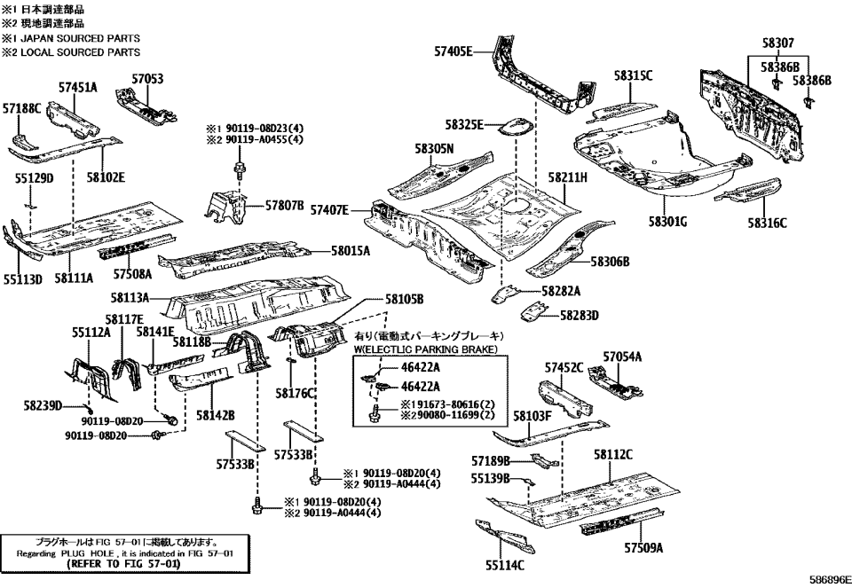Toyota 55112-02010 PANEL, DASH, NO.2