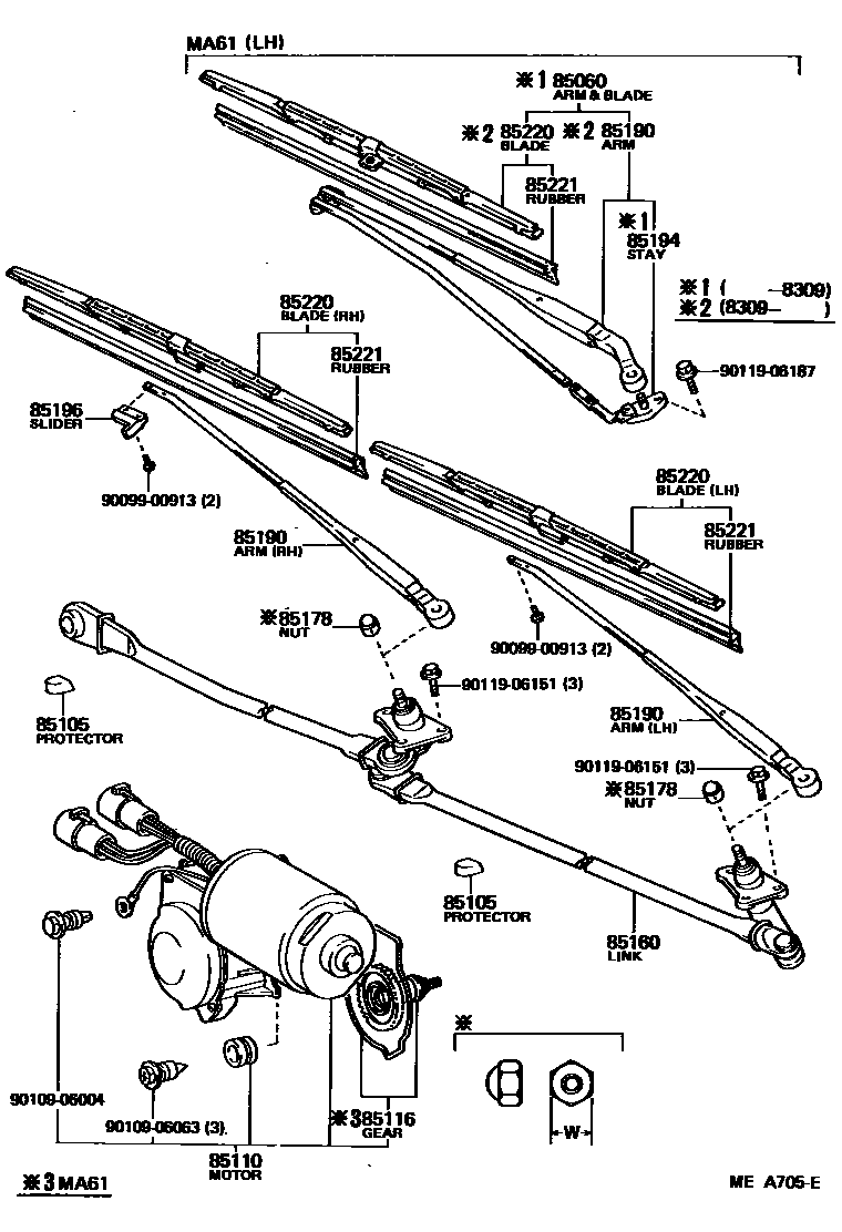Toyota 90109-06004 Bolt