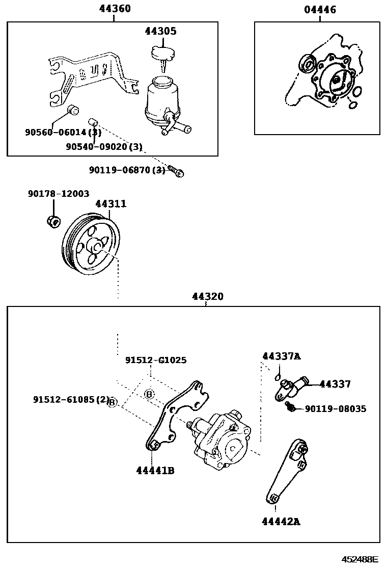 Toyota 91512-61085 Bolt, Flange