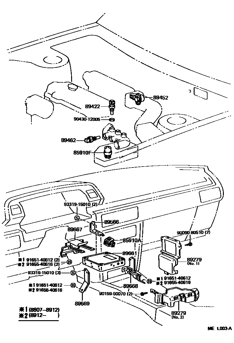 Toyota 93319-15010 Screw, w/Washer