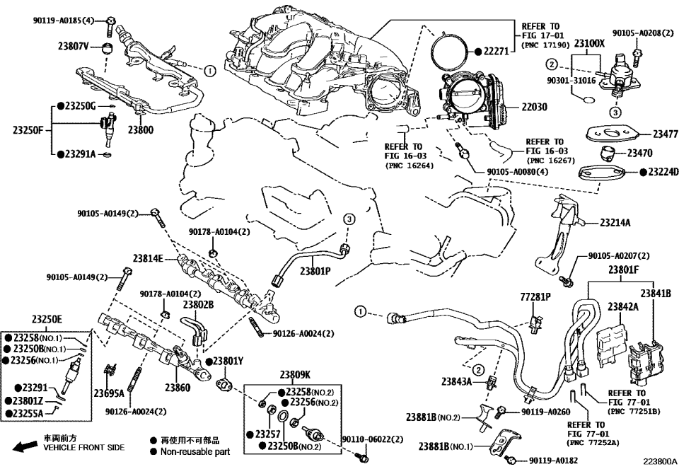 Toyota 22030-F0030 BODY ASSY, THROTTLE