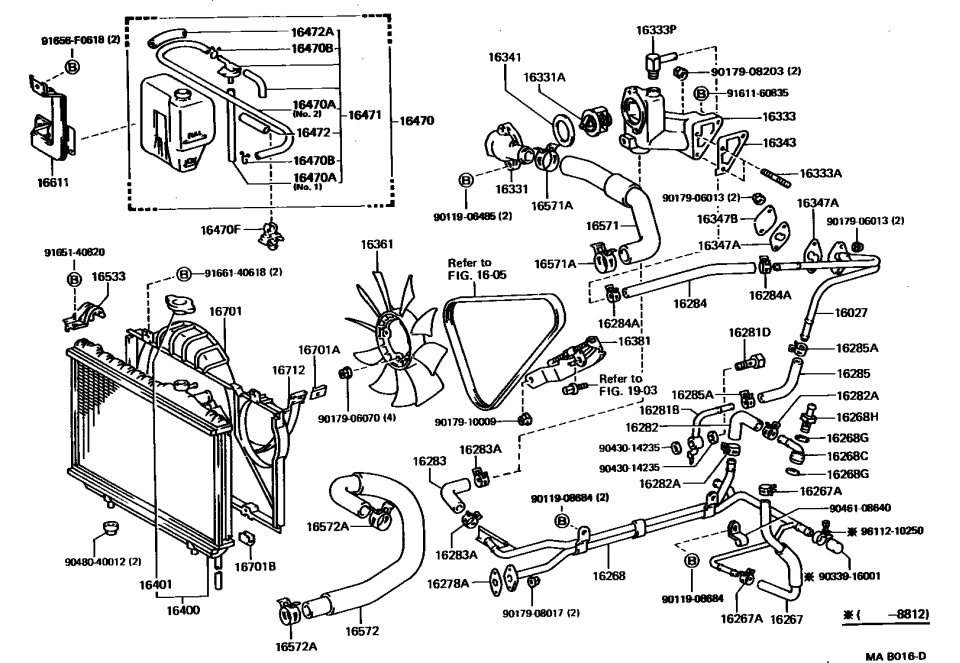 Toyota 90119-06485 Bolt, w/Washer