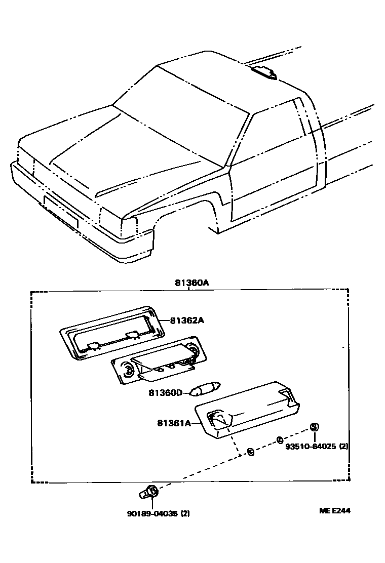 Toyota 93510-64025 Screw, Tapping