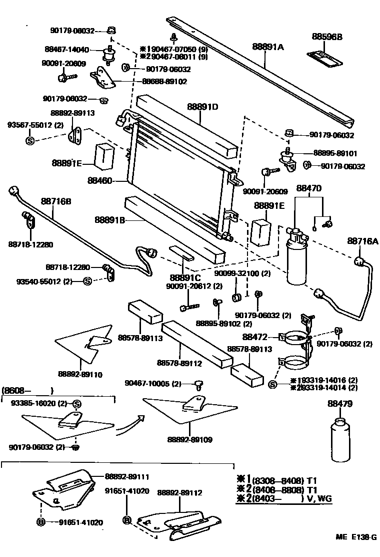 Toyota 88892-89110 Plate Sub-Assembly