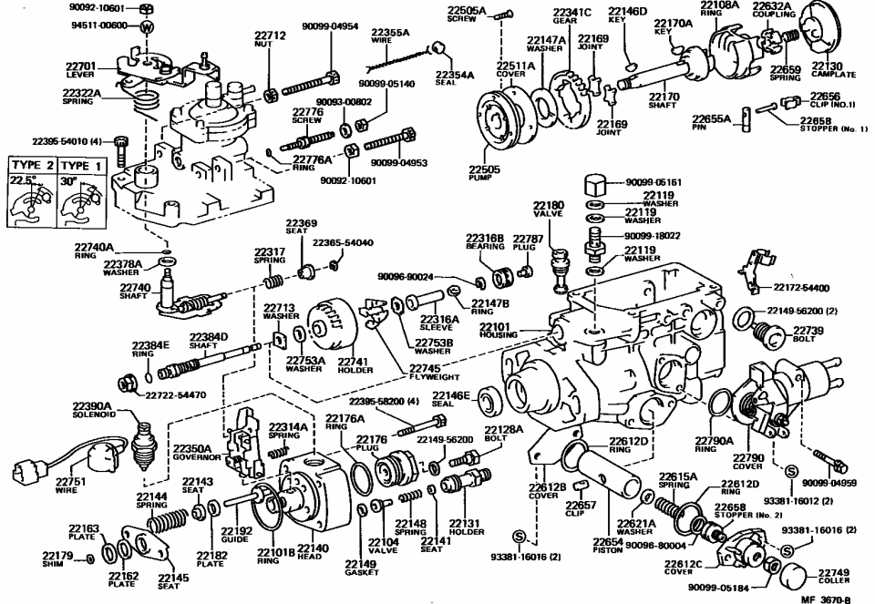 Toyota 90096-90024 Standard Part