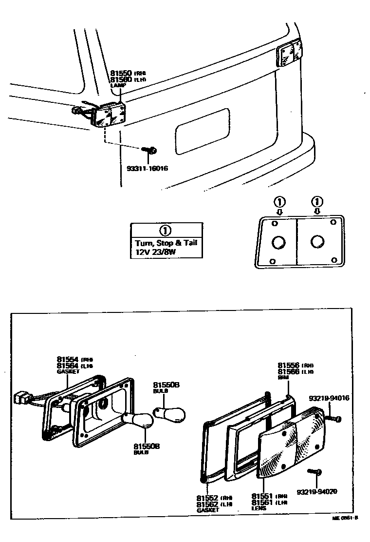 Toyota 93219-94016 Screw