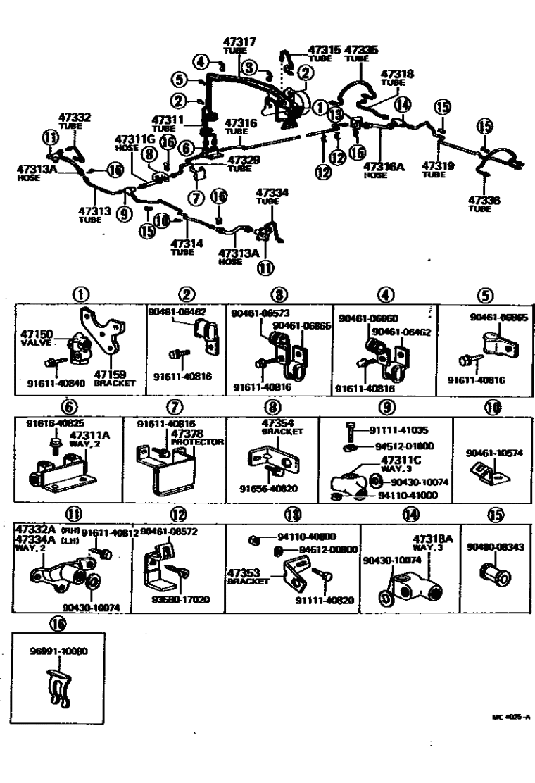 Toyota 90461-06660 Clamp
