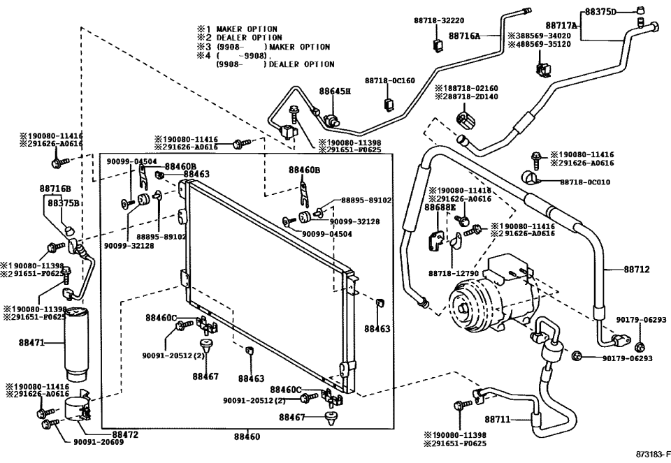 Toyota 90091-20512 Bolt, w/Washer