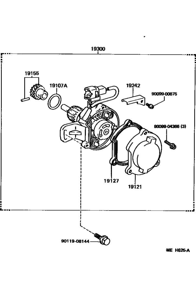 Toyota 90099-04366 Bolt,W/WASHER