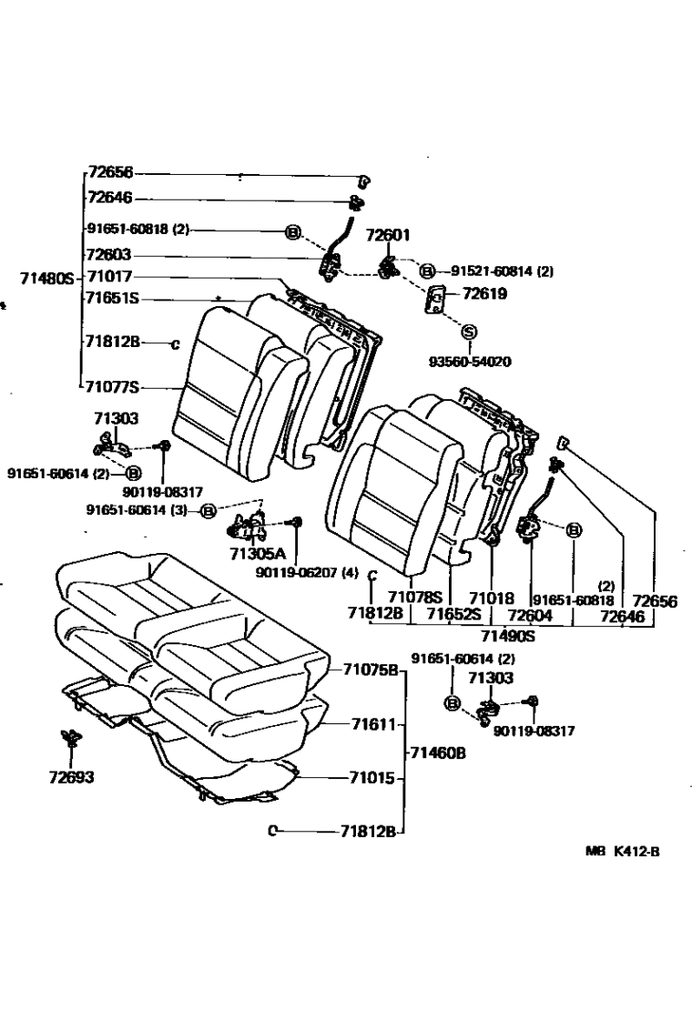 Toyota 93560-54020 Screw, Tapping