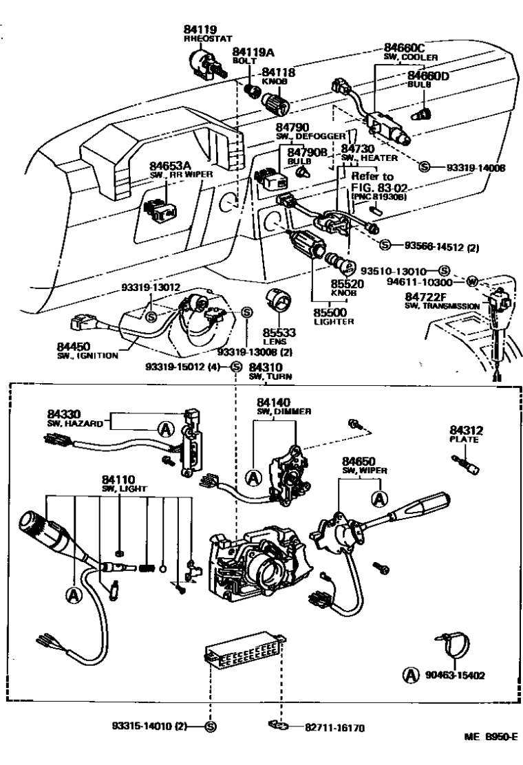 Toyota 90463-15402 Clamp