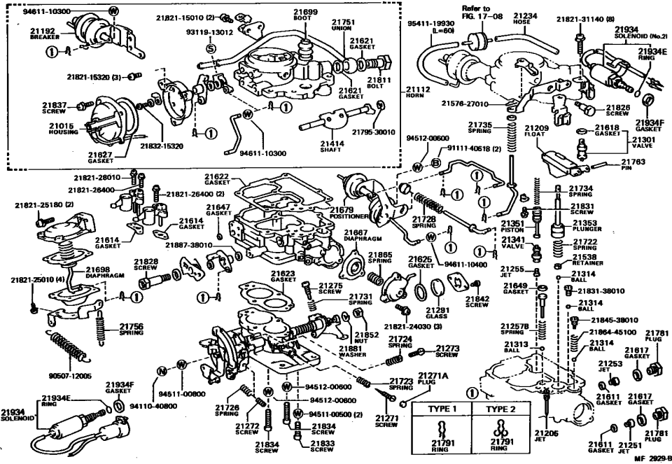 Toyota 21845-38010 Screw