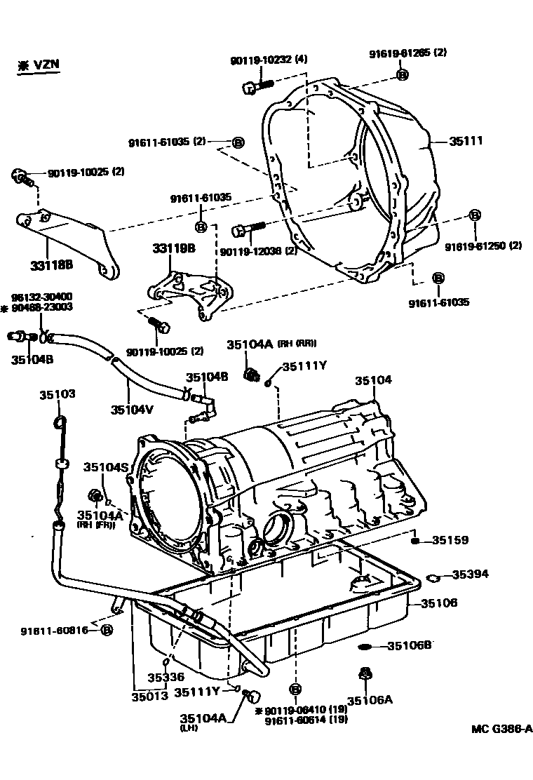 Toyota 90468-23003 Clip