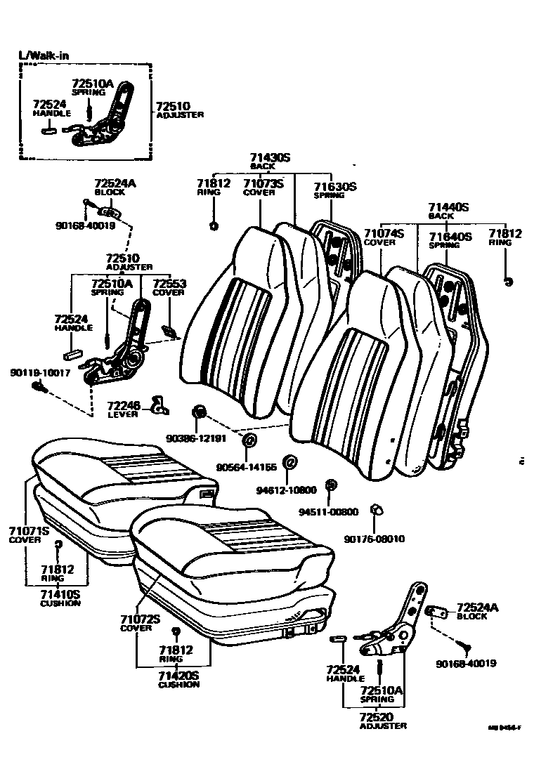 Toyota 90176-08010 Nut, Cap
