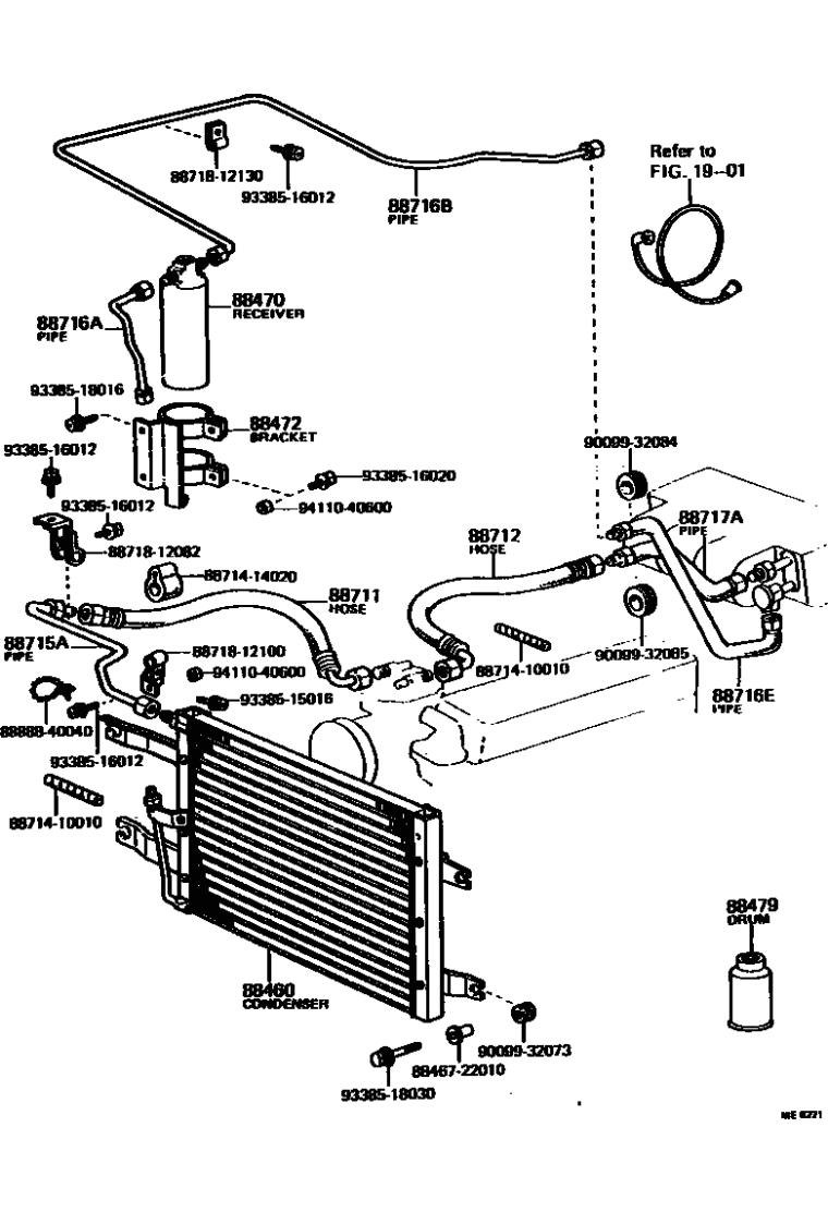 Toyota 93385-18030 Screw, w/Washer