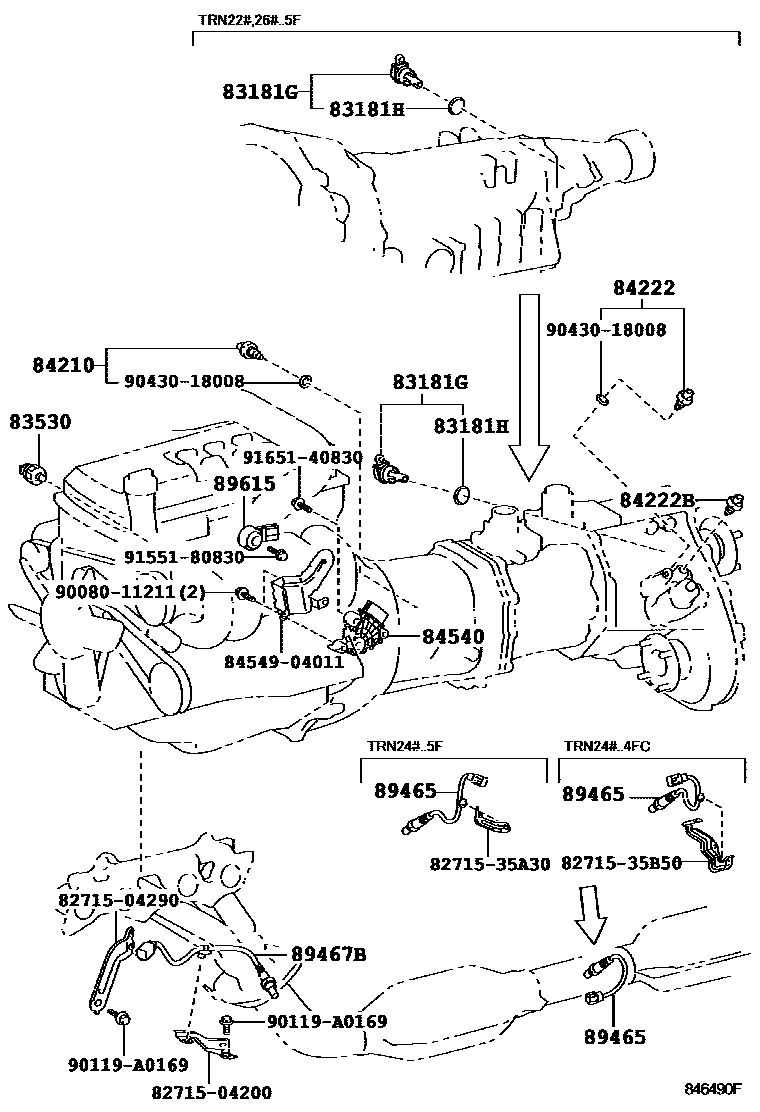 Toyota 82715-35B50 Bracket, Wiring HARN