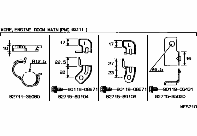 1992 Toyota Pickup 2 Wheel Drive-NAP Wiring & Clamp Diagram 4