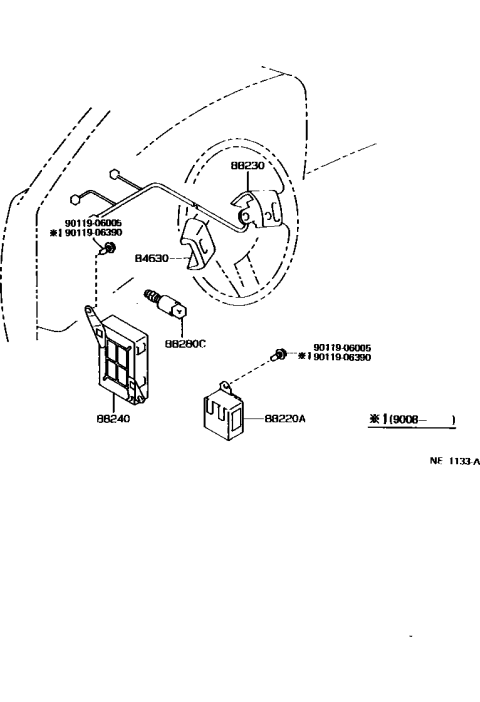 1992 Toyota Pickup 2 Wheel Drive-NAP Cruise Control (Auto Drive) Diagram 2