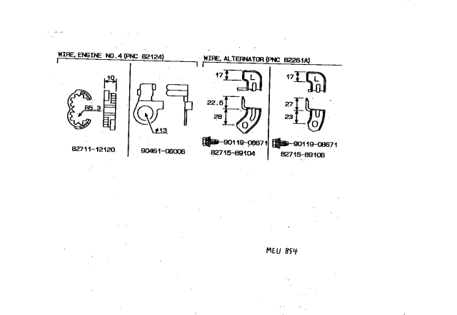 1992 Toyota Pickup 2 Wheel Drive-NAP Wiring & Clamp Diagram 11