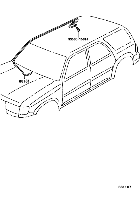 2002 Toyota 4Runner Antenna Diagram 2