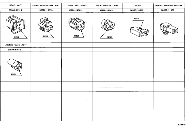 2002 Toyota 4Runner Wiring & Clamp Diagram 4