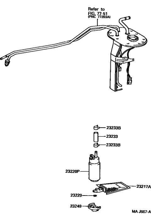2002 Toyota 4Runner Fuel Injection System Diagram 2