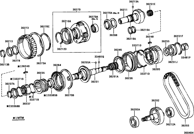 2002 Toyota 4Runner Transfer Gear Diagram 2