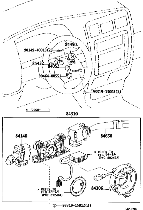2002 Toyota 4Runner Switch & Relay & Computer Diagram 2