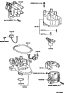 Diagram for 1994 Toyota MR2 Distributor Rotor - 19102-11031