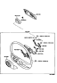 Diagram for 1991 Toyota Camry Steering Column Cover - 45180-32040-06
