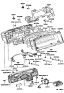 Diagram for 1983 Toyota Celica Instrument Panel Light Bulb - 83109-24020