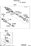 Diagram for Toyota Avalon CV Boot - 04437-06270