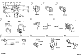 Diagram for 2004 Toyota Solara Seat Heater Switch - 84751-AA010