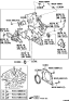 Diagram for 2011 Toyota Tacoma Crankshaft Seal - 90311-A0006