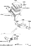 Diagram for 2018 Toyota Tacoma Mass Air Flow Sensor - 22204-0F030