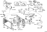 Diagram for 2008 Toyota Prius Coolant Reservoir Hose - 16264-21030