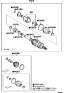 Diagram for Toyota Avalon CV Boot - 04437-06280