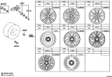Diagram for 2016 Toyota Corolla Lug Nuts - 90084-94001