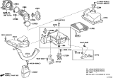 Diagram for 2010 Toyota RAV4 Diverter Valve - 90910-AC002