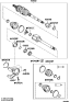 Diagram for Toyota Avalon CV Boot - 04437-08110