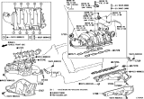 Diagram for 2015 Toyota Land Cruiser Intake Manifold Gasket - 17171-38030
