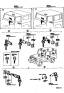 Diagram for 1982 Toyota Land Cruiser Ignition Lock Assembly - 69057-90802