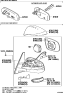 Diagram for 2015 Toyota 4Runner Car Mirror - 87961-35B60