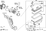 Diagram for 2018 Toyota Tacoma Mass Air Flow Sensor - 22204-75040