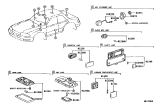 Diagram for 1983 Toyota Celica Instrument Panel Light Bulb - 90981-11014